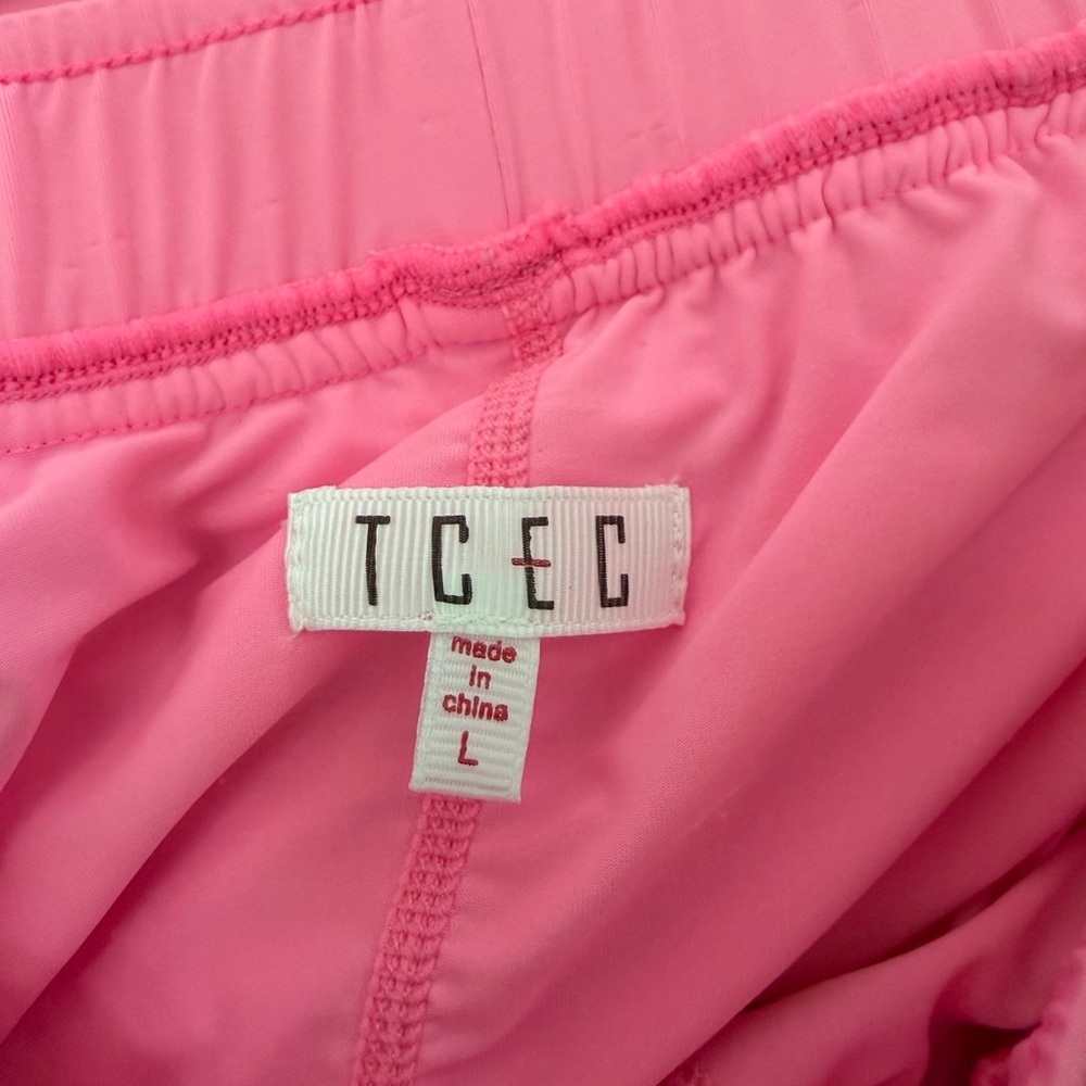 TCEC Pink Athletic Skort Skirt Large Tennis Pickleball Athleisure - Picture 4 of 13